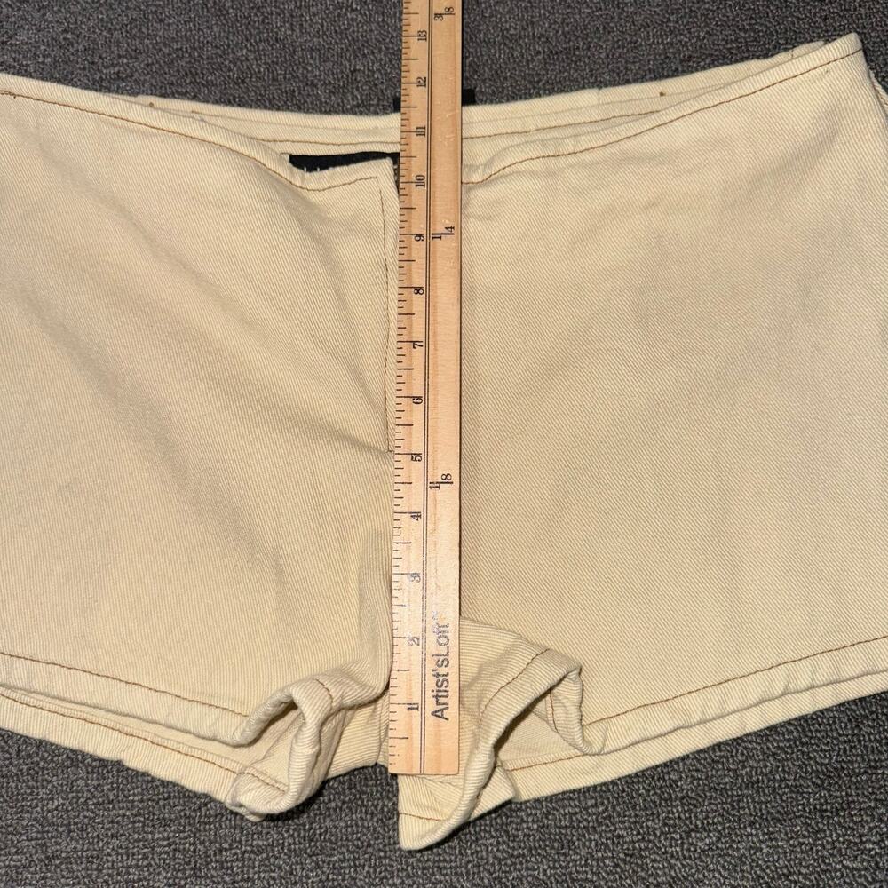 NWT LIONESS Countryside Skort Ecru Soft Yellow Women's 8 Large Low Rise Coquette - Picture 10 of 11